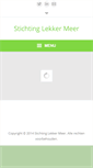 Mobile Screenshot of lekkermeer.com